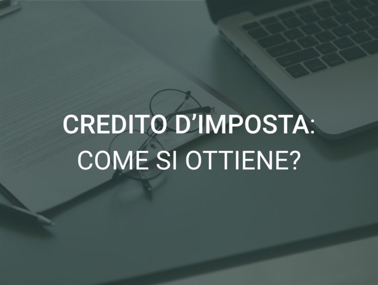 Ottnere il credito d'imposta per registratore telematico